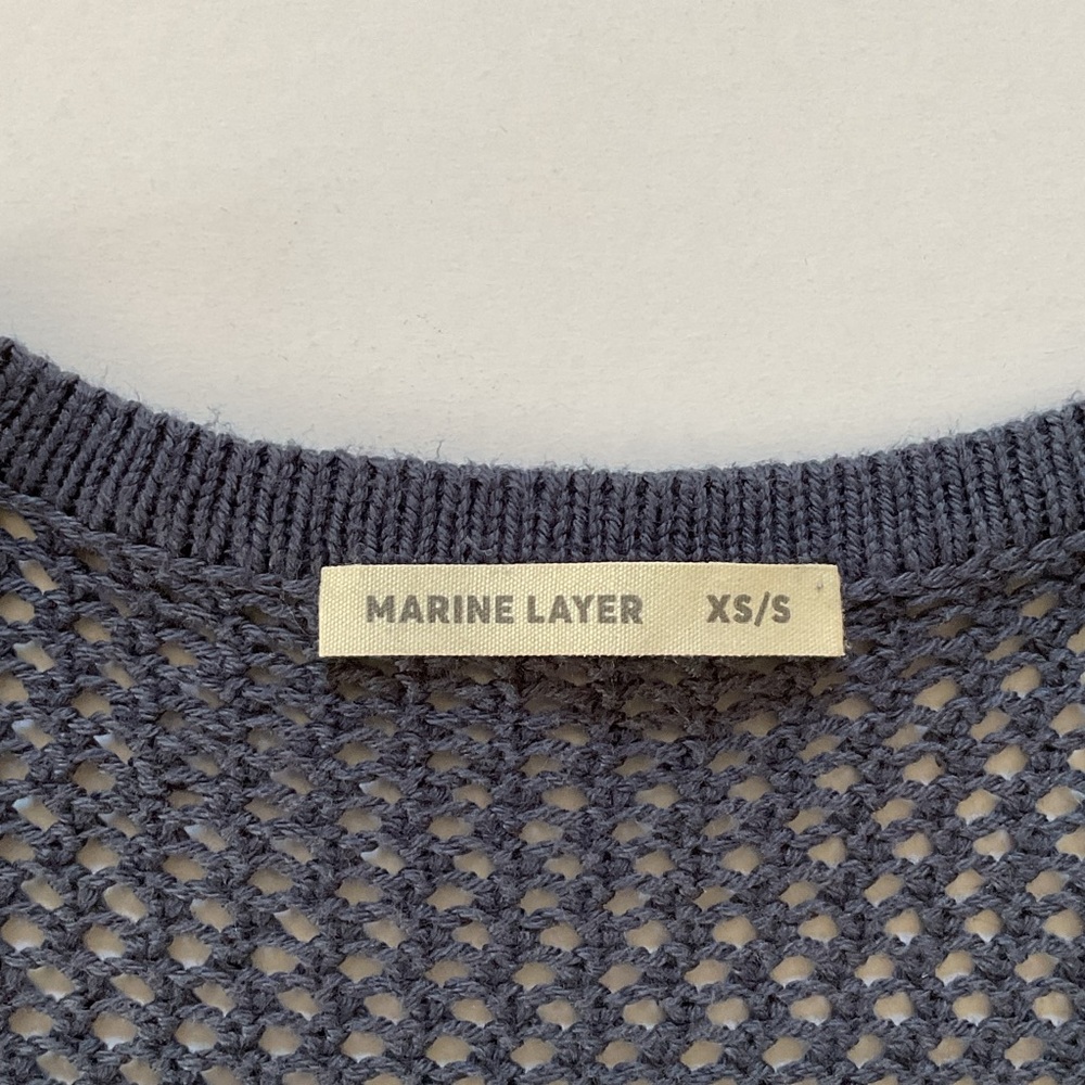 Marine Layer Remy Open-Front Crochet Cardigan - Picture 8 of 9